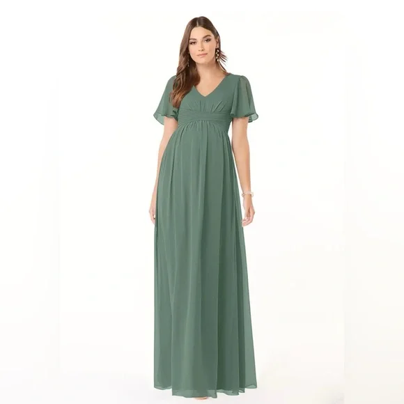 Azazie | Dresses | Azazie Bridesmaid Dress Eucalyptus | Poshmark